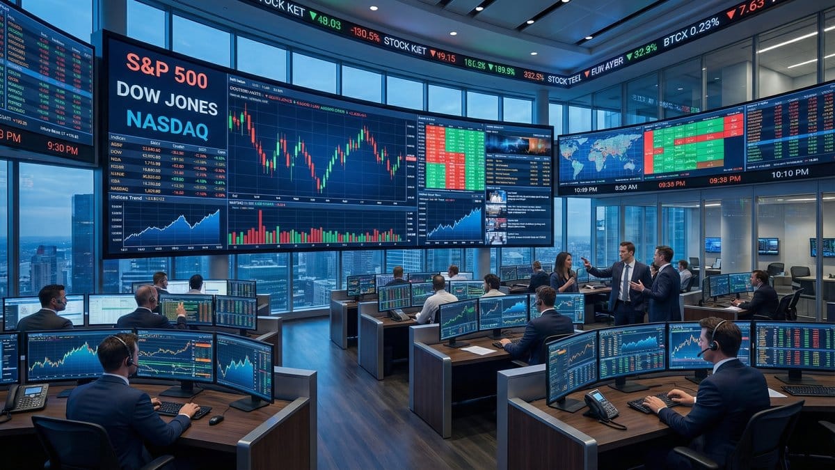 Stock market analysis and financial data visualization for January 30, 2026