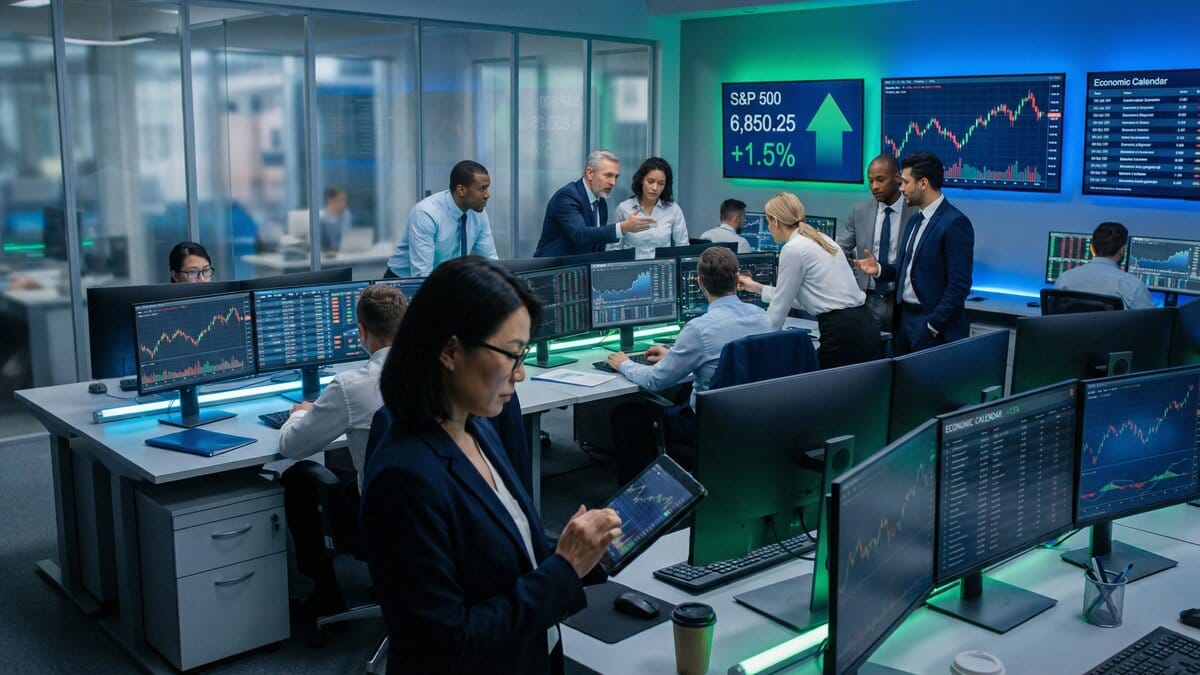 Market Preview Trading Floor
