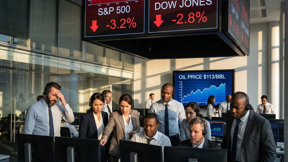 Stock market traders react to Iran war escalation