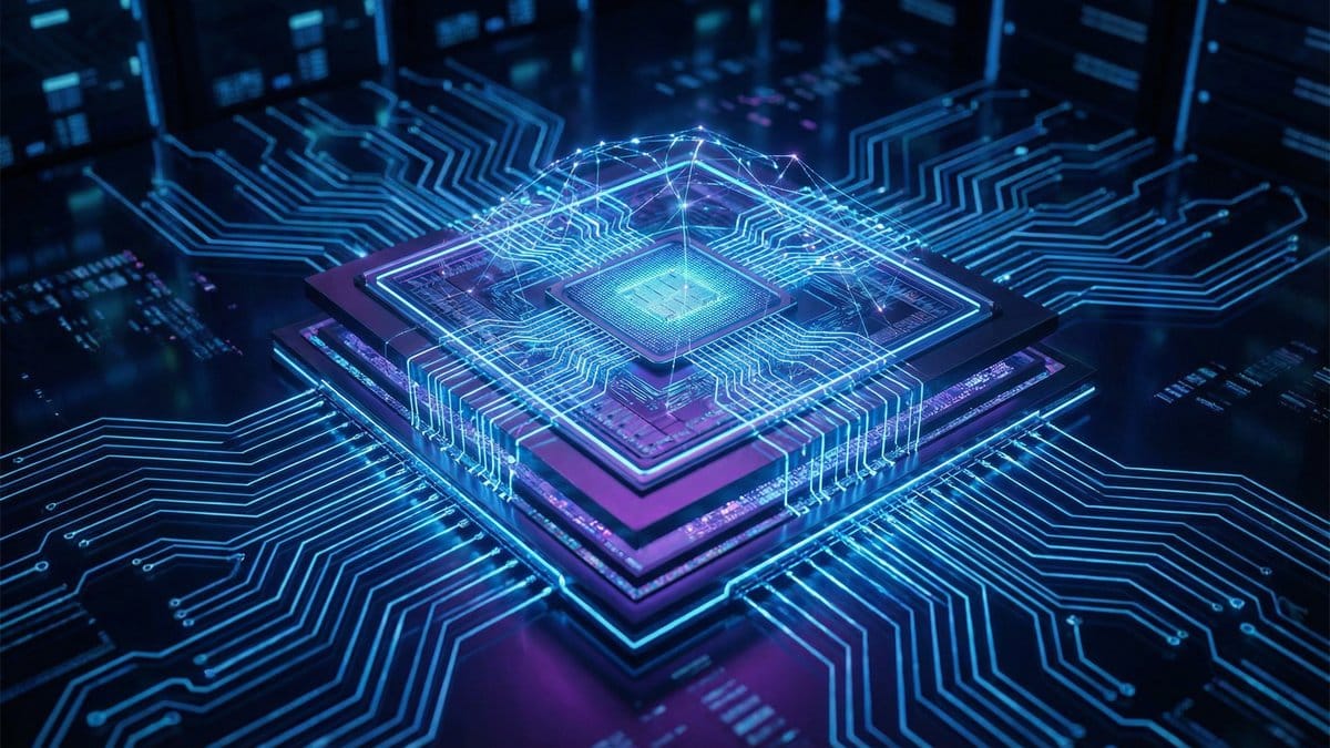 Broadcom AI semiconductor chip architecture representing custom XPU technology