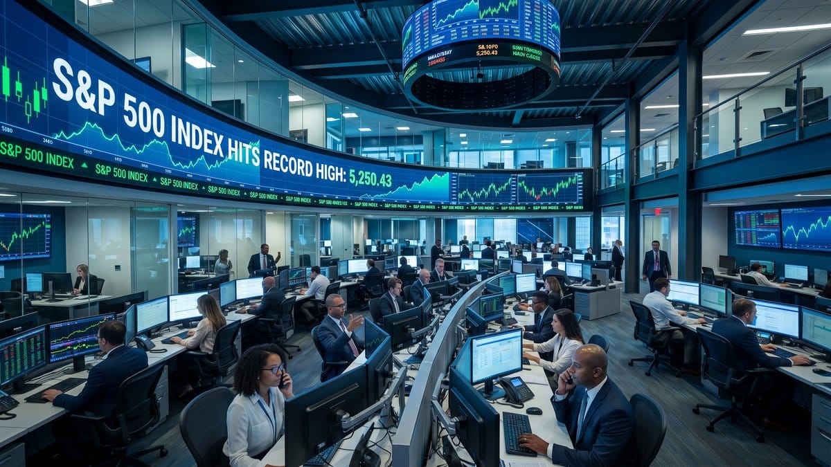 Market Preview Week of April 21, 2026 - Stock market trading floor with record highs
