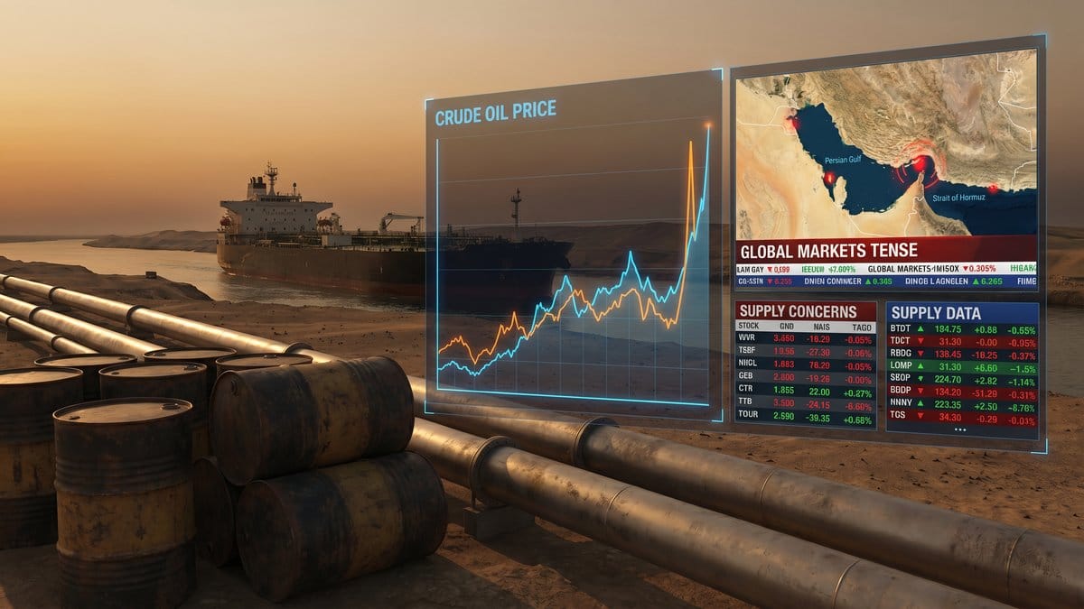 Crude oil prices surge near Strait of Hormuz as Iran peace talks stall April 2026