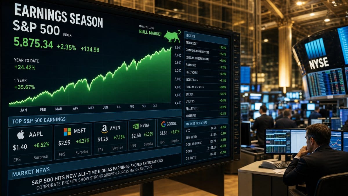 S&P 500 Earnings Season Q1 2026 - Record Growth