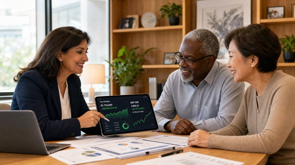 Financial Advisor Reviews Retirement Portfolio Record Highs May 6 2026