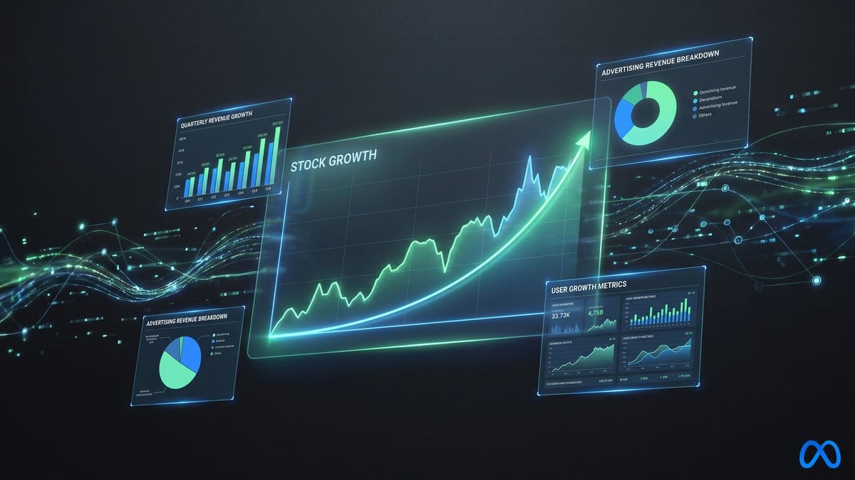 Meta Platforms Financial Dashboard - Revenue Growth and Advertising Metrics