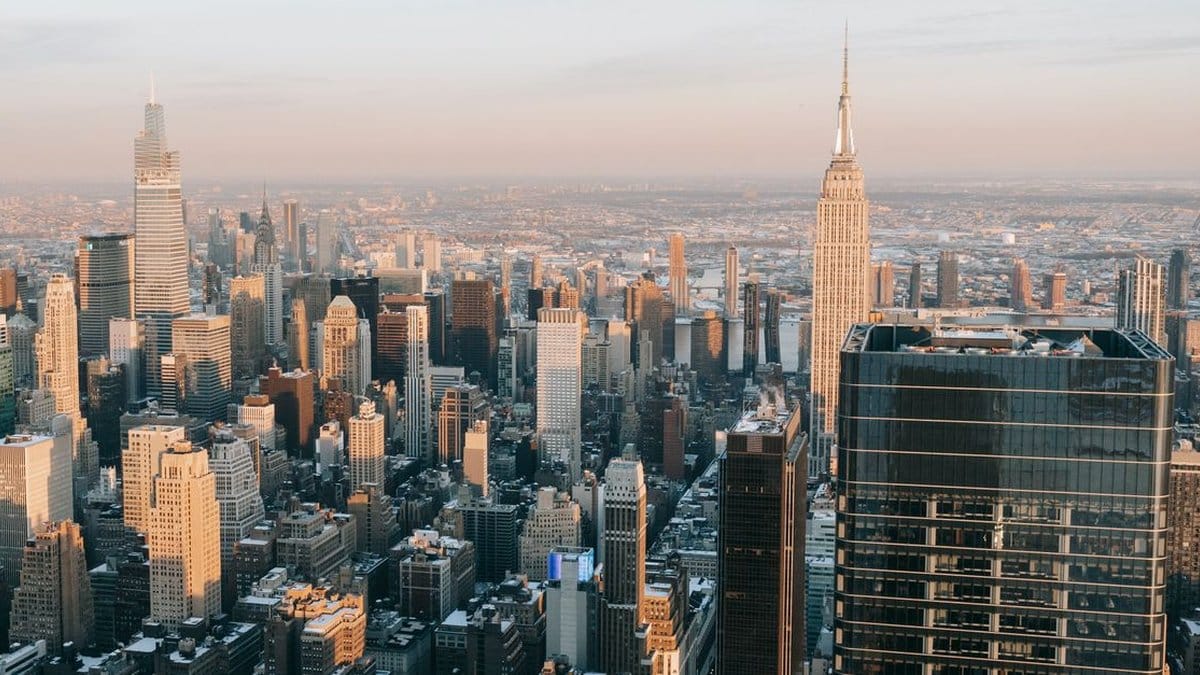 New York City’s business skyline as investors prepare for bank earnings and Federal Reserve testimony