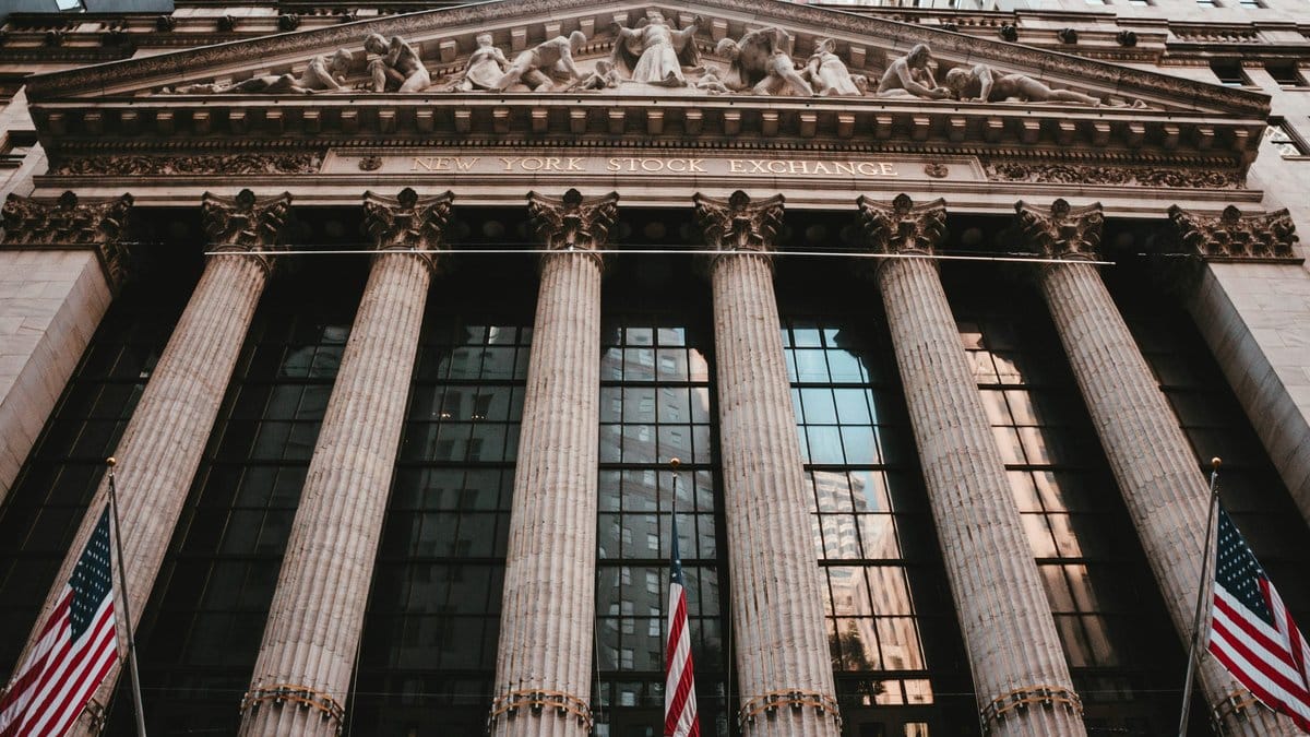 Exterior of the New York Stock Exchange in the financial district