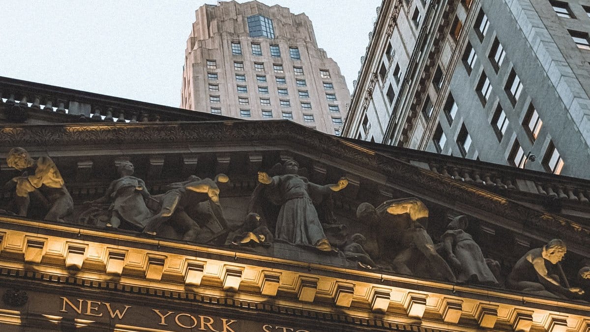 New York Stock Exchange exterior in Lower Manhattan